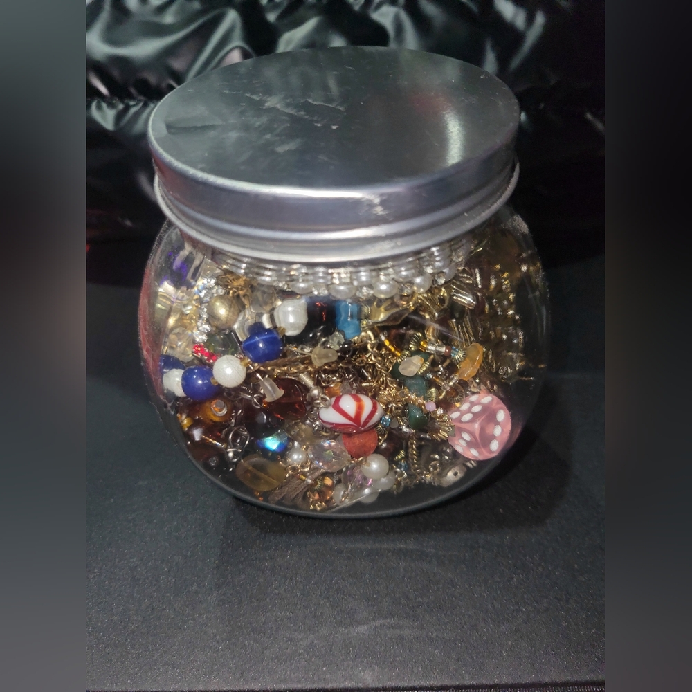 Mystery Jewelry in Glass Jar